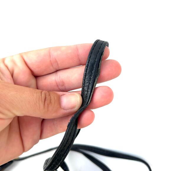 MCM Mini Visetos Crossbody Bag Micro Monogram Purse Black Coated Canvas Small - Picture 12 of 14